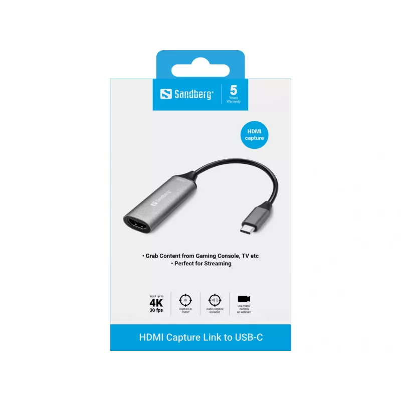 Sandberg HDMI Capture Link – USB-C