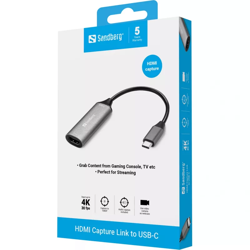 Sandberg HDMI Capture Link – USB-C