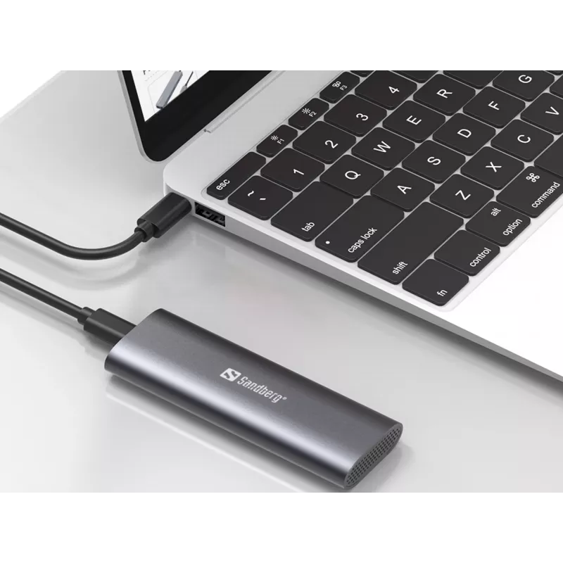 Sandberg USB 3.2 -kotelo M.2 + NVMe SSD:lle