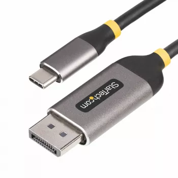 StarTech.com 3 m USB-C – DisplayPort -adapterikaapeli, 8K 60Hz, 4K 144Hz, HDR, USB Type-C – DP 1.4 -videomuunninkaapeli, USB4/Thunderbolt 3/4 -yhteensopiva