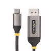 StarTech.com 3 m USB-C – DisplayPort -adapterikaapeli, 8K 60Hz, 4K 144Hz, HDR, USB Type-C – DP 1.4 -videomuunninkaapeli, USB4/Thunderbolt 3/4 -yhteensopiva