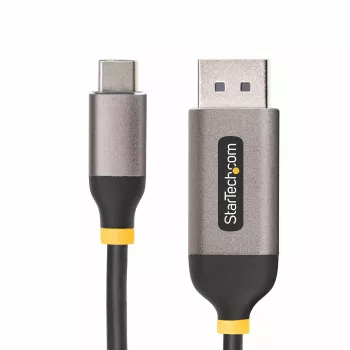 StarTech.com 3 m USB-C – DisplayPort -adapterikaapeli, 8K 60Hz, 4K 144Hz, HDR, USB Type-C – DP 1.4 -videomuunninkaapeli, USB4/Thunderbolt 3/4 -yhteensopiva