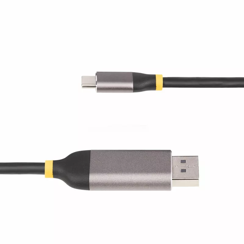 StarTech.com 3 m USB-C – DisplayPort -adapterikaapeli, 8K 60Hz, 4K 144Hz, HDR, USB Type-C – DP 1.4 -videomuunninkaapeli, USB4/Thunderbolt 3/4 -yhteensopiva