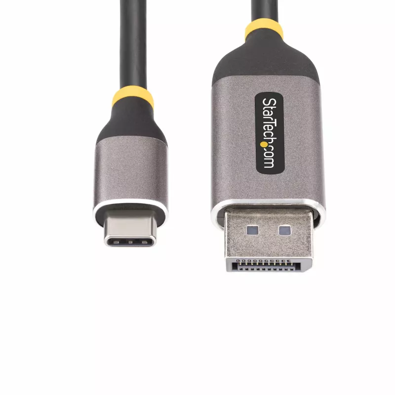 StarTech.com 3 m USB-C – DisplayPort -adapterikaapeli, 8K 60Hz, 4K 144Hz, HDR, USB Type-C – DP 1.4 -videomuunninkaapeli, USB4/Thunderbolt 3/4 -yhteensopiva