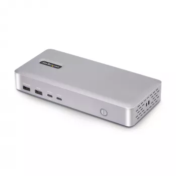 StarTech.com kahden näytön USB4-telakka, Dual 4K 120Hz tai Single 8K 60Hz HDMI, 100W kannettavan tietokoneen lataus, 2,5GbE, USB-C Multi-Monitor Dock, ajuriton