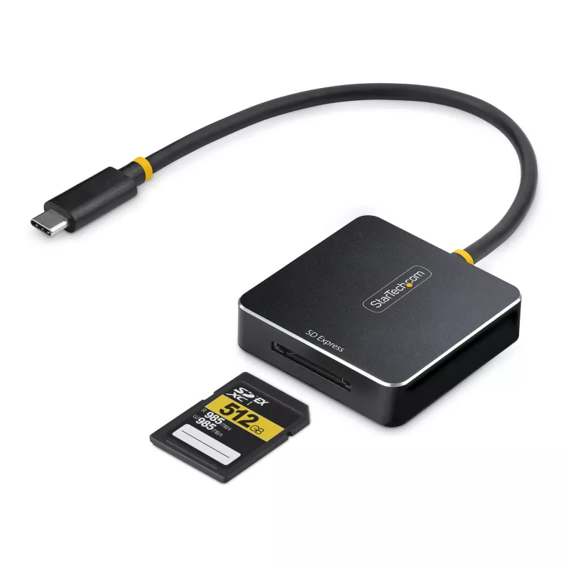 StarTech.com 1B-USB-C-SDE-ADAPTER kortinlukija USB 3.2 Gen 2 (3.1 Gen 2) Type-C musta