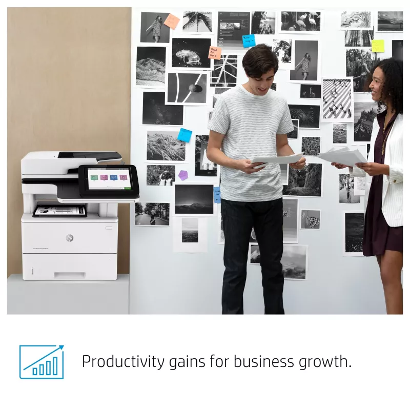 HP LaserJet Enterprise MFP M528dn, laser, monokromitulostus, 1200 x 1200 DPI, A4, suoratulostus, musta, valkoinen