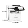 HP LaserJet Enterprise MFP M528dn, laser, monokromitulostus, 1200 x 1200 DPI, A4, suoratulostus, musta, valkoinen