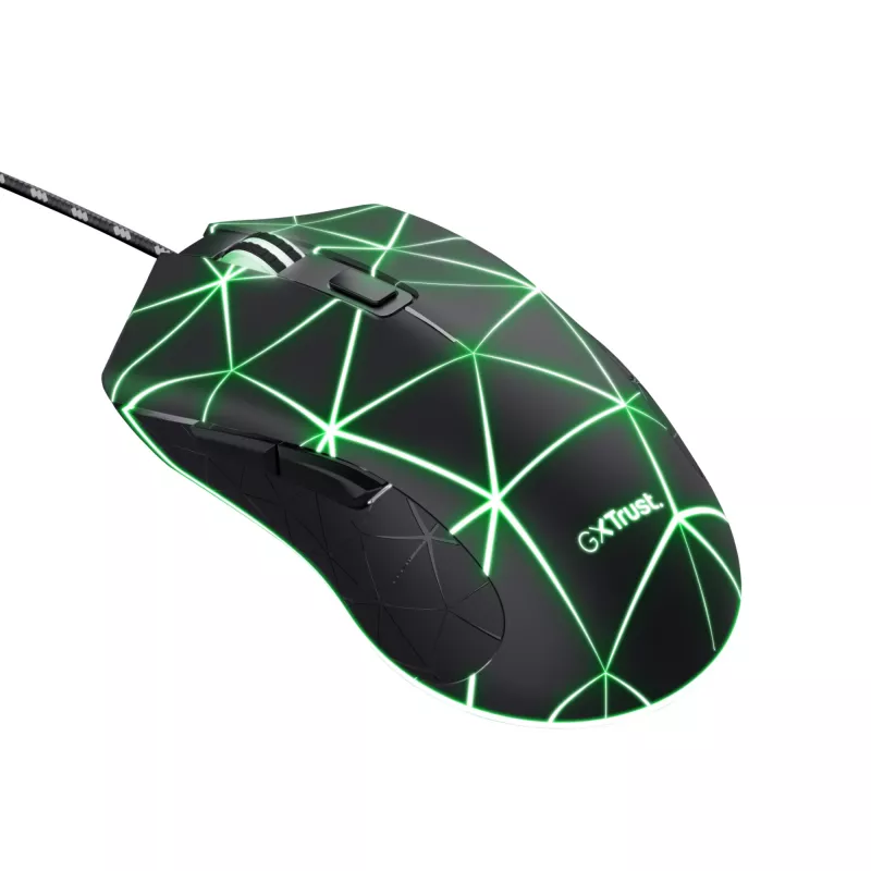 Trust GXT 133 Locx -pelihiiri oikeakätinen USB Type-A optinen 4000 DPI