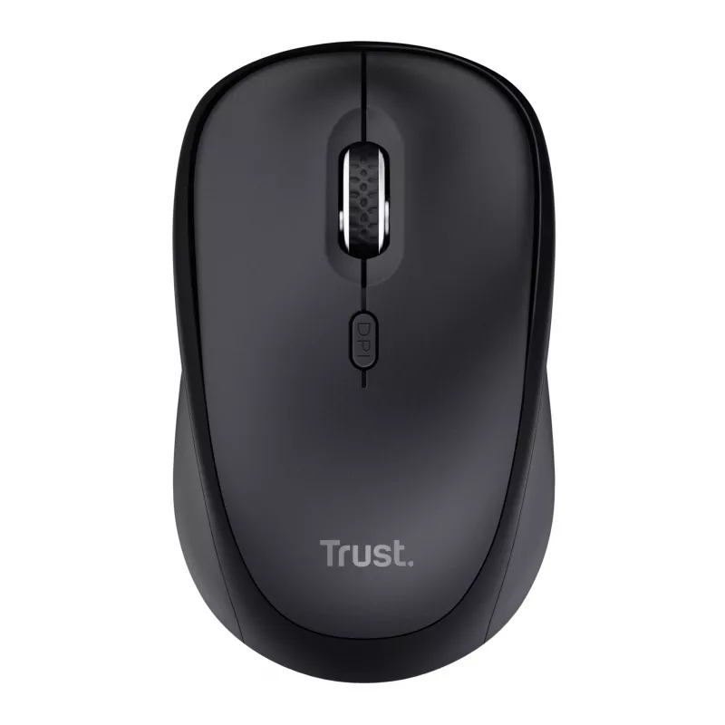 Trust Ody II -näppäimistö ja hiiri, yleiskäyttöinen, RF langaton, QWERTY, US English, musta