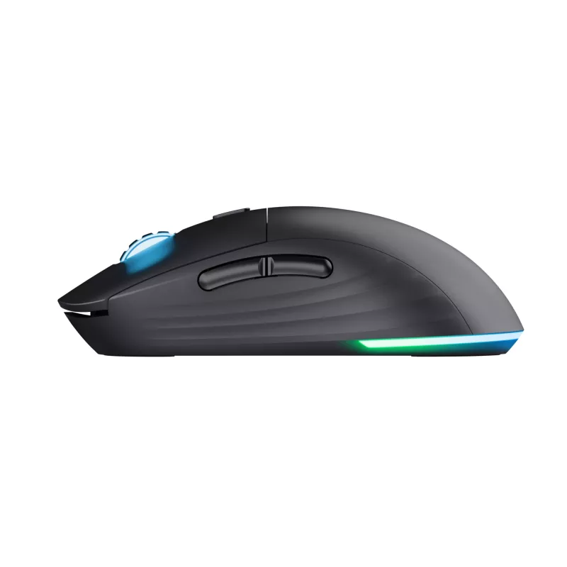 Trust GXT 927 Redex+ -hiiri, pelaaminen, oikeakätinen, RF langaton + USB Type-A, laser, 25600 DPI