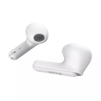 Trust Yavi -kuulokemikrofoni, True Wireless Stereo (TWS), in-ear-kuulokkeet, puhelut/musiikki, USB Type-C, Bluetooth, valkoinen