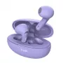 Trust Yavi -kuulokemikrofoni, True Wireless Stereo (TWS), in-ear, puhelut/musiikki, USB Type-C, Bluetooth, violetti