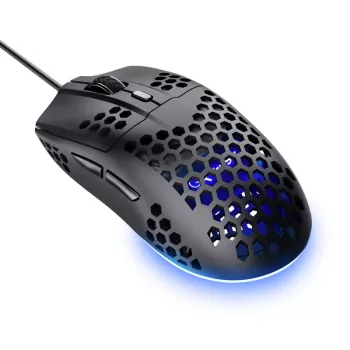 Trust GXT 928 HELOX, oikeakätinen, optinen, USB Type-A, 6400 DPI, musta