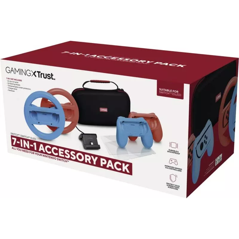 Trust GXT 1249 7-in-1 -lisävarustepaketti Nintendo Switchille