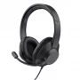Trust Ayda Max USB -kuulokemikrofoni, johdollinen, pääpanta, toimisto/call center, USB Type-C / USB Type-A, musta
