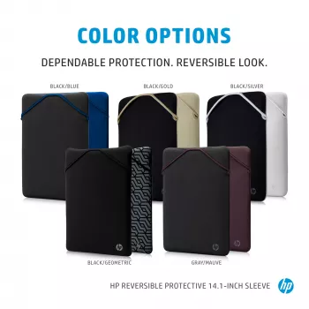 HP Reversible Protective 14,1 tuuman Mauve kannettavan tietokoneen suojahiha, suojahiha, 160 g