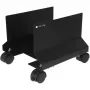 Techly CPU-terästeline rullilla, musta ICA-CS 34, musta, PC, multimediateline, 25 kg, 195 mm, 240 mm