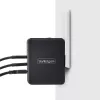 StarTech.com 140W USB-C seinälaturi, 3x USB-C/1x USB-A, PD 3.1 kansainvälinen GaN-virtalähde MacBook/Dell XPS/Inspiron