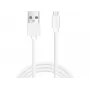Sandberg MicroUSB Sync/Charge 1m SAVER, 1 m, Micro-USB A, USB A, valkoinen