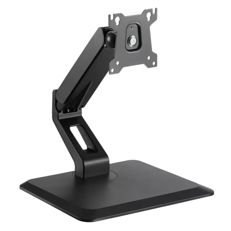 Techly ICA-LCD 35TS kosketusnäyttöjen pöytäjalusta, 17–32 tuumaa, enintään 10 kg, VESA 75x75/100x100, kaasujousi, musta