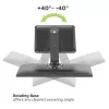 Techly ICA-LCD 35TS kosketusnäyttöjen pöytäjalusta, 17–32 tuumaa, enintään 10 kg, VESA 75x75/100x100, kaasujousi, musta