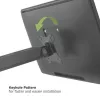 Techly ICA-LCD 35TS kosketusnäyttöjen pöytäjalusta, 17–32 tuumaa, enintään 10 kg, VESA 75x75/100x100, kaasujousi, musta