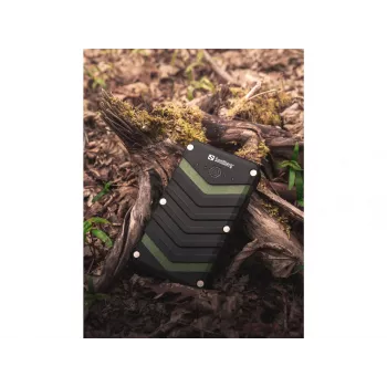 Sandberg Survivor Powerbank 20000, 20000 mAh, litiumioni (Li-Ion), musta, vihreä