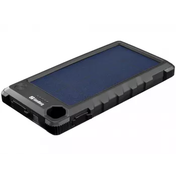 Sandberg Outdoor Solar Powerbank 10000, 10000 mAh, musta