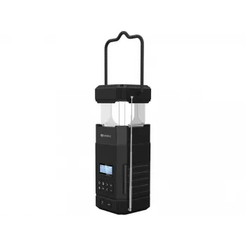 Sandberg Survivor Lantern All-in1 10000, paristokäyttöinen retkeilylyhty, musta, IPX5, LED, USB C, paristo