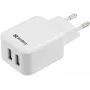 Sandberg AC-laturi Dual USB 2.4+1A EU, sisäkäyttöön, AC, USB, 5 V, musta, valkoinen