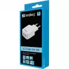 Sandberg AC-laturi Dual USB 2.4+1A EU, sisäkäyttöön, AC, USB, 5 V, musta, valkoinen