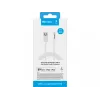 Sandberg USB-A - Lightning MFI 1M, 1 m, Lightning, USB-A, valkoinen, suora, suora