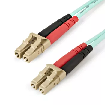 StarTech.com 2 m (6 ft) LC/UPC - LC/UPC OM4 monimuotokuitu­kaapeli, 50/125 µm LOMMF/VCSEL Zipcord kuitu, 100G, alhainen vaimennus – LSZH kuitu-patch-kaapeli