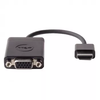 DELL HDMI - VGA-sovitin, 0,17 m, HDMI, VGA (D-Sub), uros, naaras, suora