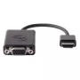 DELL HDMI - VGA-sovitin, 0,17 m, HDMI, VGA (D-Sub), uros, naaras, suora