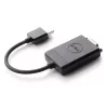DELL HDMI - VGA-sovitin, 0,17 m, HDMI, VGA (D-Sub), uros, naaras, suora