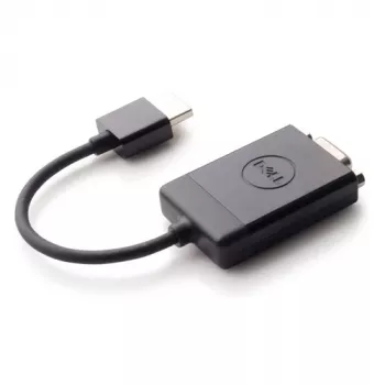 DELL HDMI - VGA-sovitin, 0,17 m, HDMI, VGA (D-Sub), uros, naaras, suora