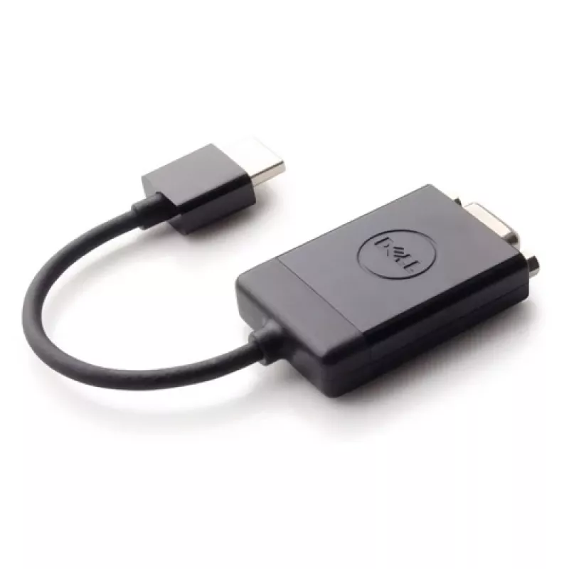 DELL HDMI - VGA-sovitin, 0,17 m, HDMI, VGA (D-Sub), uros, naaras, suora