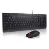 Lenovo Essential langallinen yhdistelmä musta US Euro näppäimistö hiiri sisältyy universaali USB