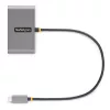 StarTech.com 4-porttinen USB-C-keskitin 100W Power Delivery -läpiviennillä – 2x USB-A + 2x USB-C – USB 3.0 5Gbps – 1ft (30cm) kaapeli – kannettava USB Type-C - USB-A/C-keskitin