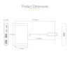 StarTech.com 4-porttinen USB-C-keskitin 100W Power Delivery -läpiviennillä – 2x USB-A + 2x USB-C – USB 3.0 5Gbps – 1ft (30cm) kaapeli – kannettava USB Type-C - USB-A/C-keskitin