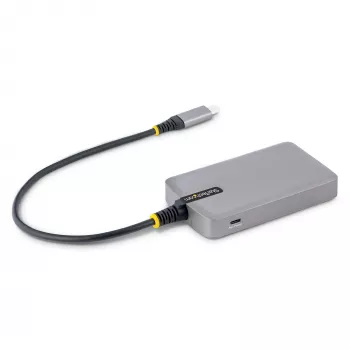 StarTech.com 3-porttinen USB-C-keskitin Ethernetillä - 3x USB-A-liitäntä, Gigabit Ethernet RJ45, USB 3.0 5Gbit/s, väylävirralla toimiva, 30 cm kaapeli - kannettava kannettavan tietokoneen USB Type-C -keskitinsovitin Gigabit Ethernetillä
