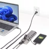 StarTech.com 7-porttinen itsetehosteinen USB-C-keskitin yksittäisillä virta-/katkaisupainikkeilla, USB 3.0 5Gbps -laajennuskeskitin virtalähteellä, pöytäkone/kannettava tietokone USB-C - USB-A -keskitin, USB Type C -keskitin BC 1.2:lla