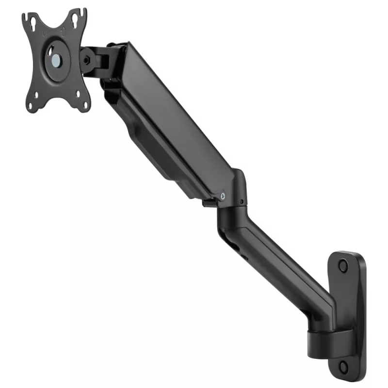 Techly ICA-LCD G112E kääntyvä seinäkiinnike kaasujousella, yhdelle 17-32 tuuman (43-81,3 cm) näytölle, 9 kg