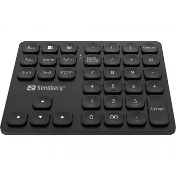 Numeronäppäimistö Sandberg Wireless Numeric Keypad Pro kalvokytkin 36 näppäintä