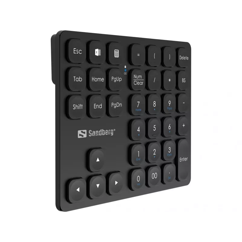 Numeronäppäimistö Sandberg Wireless Numeric Keypad Pro kalvokytkin 36 näppäintä