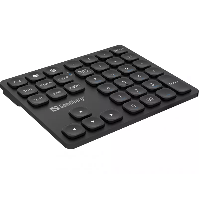 Numeronäppäimistö Sandberg Wireless Numeric Keypad Pro kalvokytkin 36 näppäintä