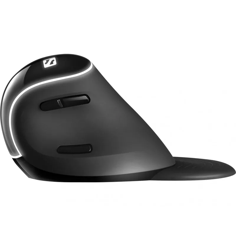 Sandberg Wireless Vertical -hiiri Pro, oikeakätinen, pystysuunnittelu, optinen, RF Wireless, 1600 DPI, musta