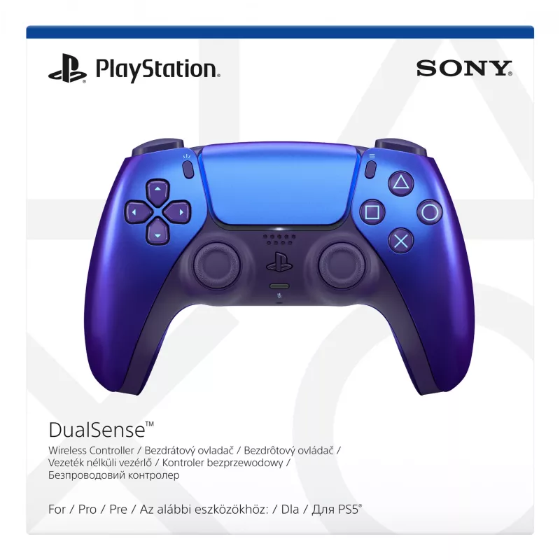 Sony DualSense V2 langaton ohjain PlayStation 5:lle, Chrome Indigo